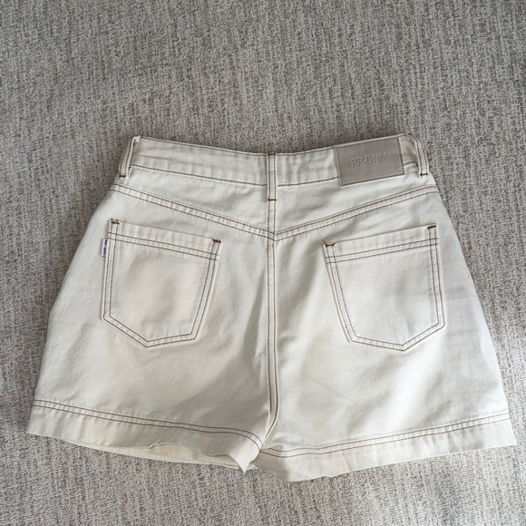 Princess Polly Cream Denim Mini Skort - Picture 10 of 11